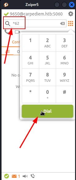 Dial Code Zoiper