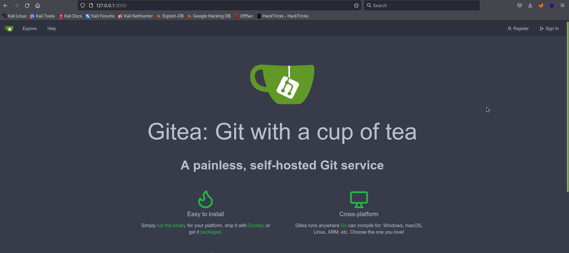 Accessing Gitea From My Machine